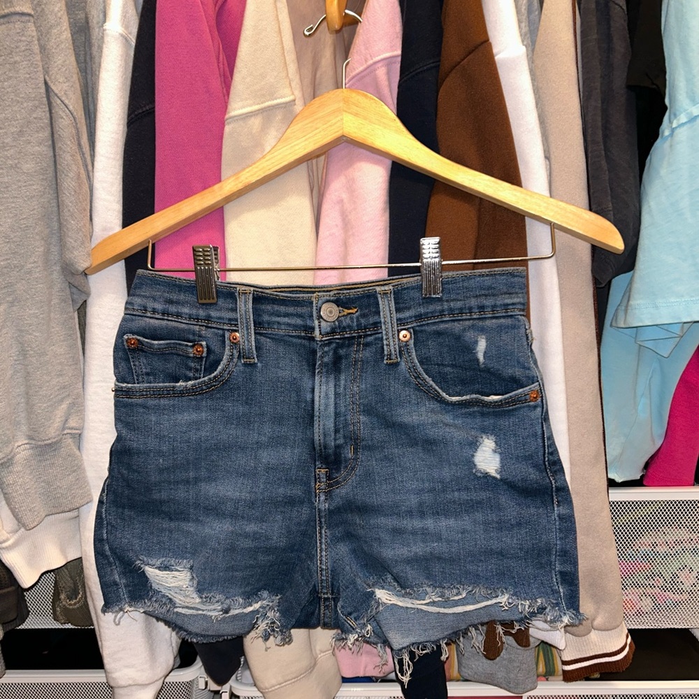 Levi’s High Rise Jean Shorts